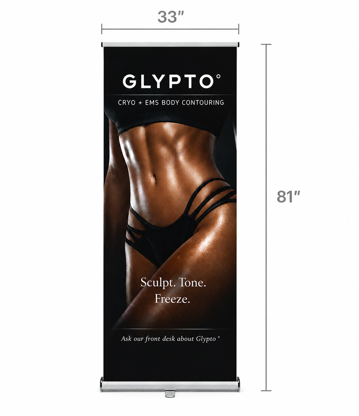 Glypto Retractable Banner Stand